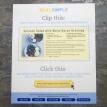 Real Simple e-Newsletter ads
